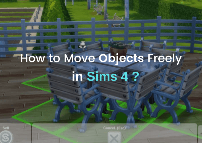 How to Move Objects Freely in Sims 4 Cheat Codes