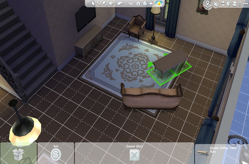 Rotating object in sims 4