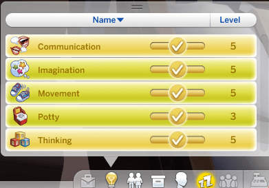 Sims 4 toddler skill cheats