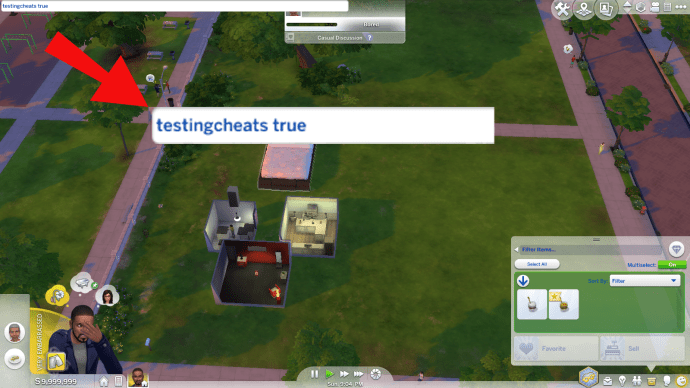 testingcheats true sims 4