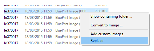 Replace images in cc