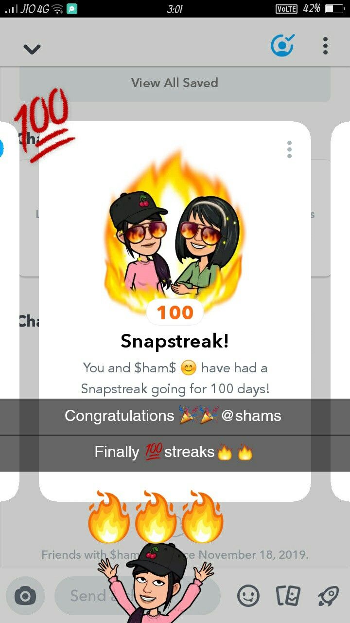 How to put 100 streak story on Snapchat
