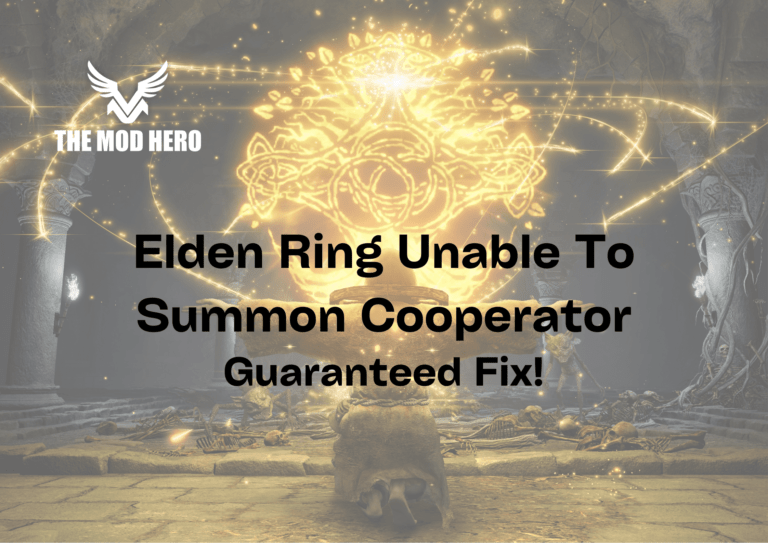 Elden Ring Unable To Summon Cooperator