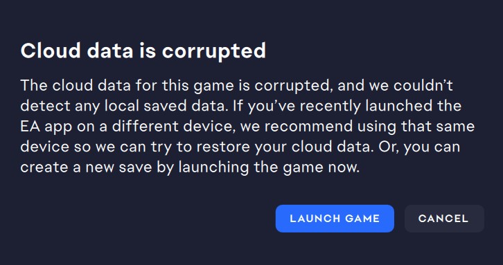 Corrupt Games or App Files