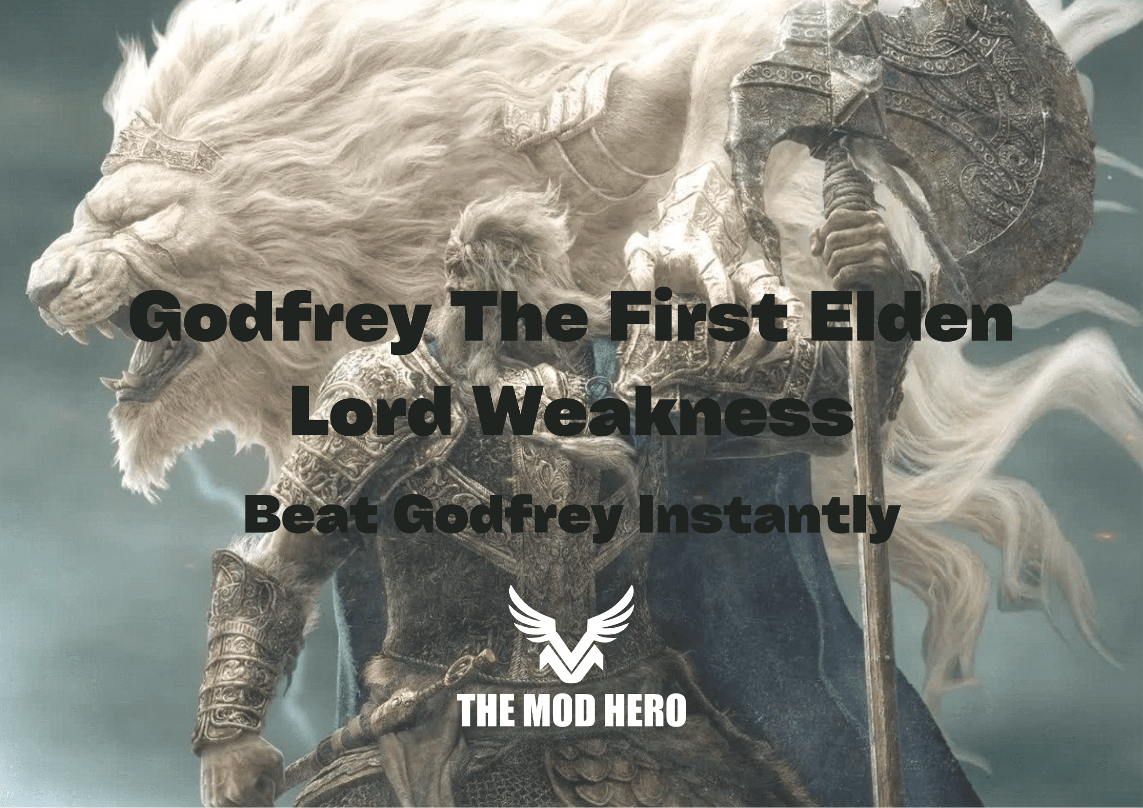 Godfrey The First Elden Lord Weakness