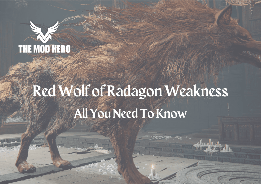 Red Wolf of Radagon Weakness for An Easy Win - TheModHero