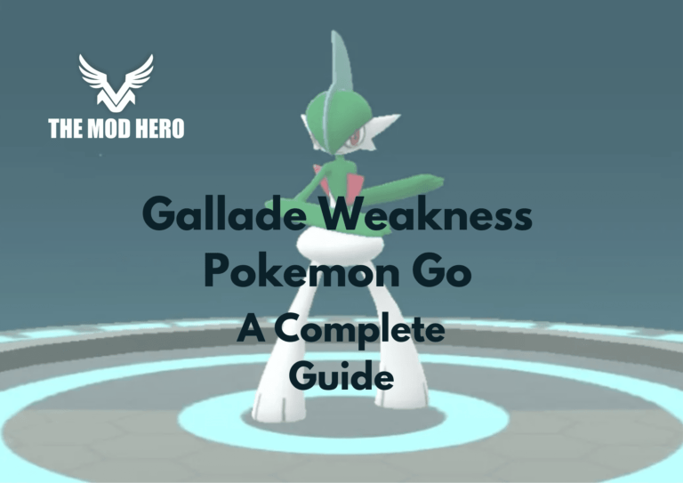Gallade Weakness Pokemon Go