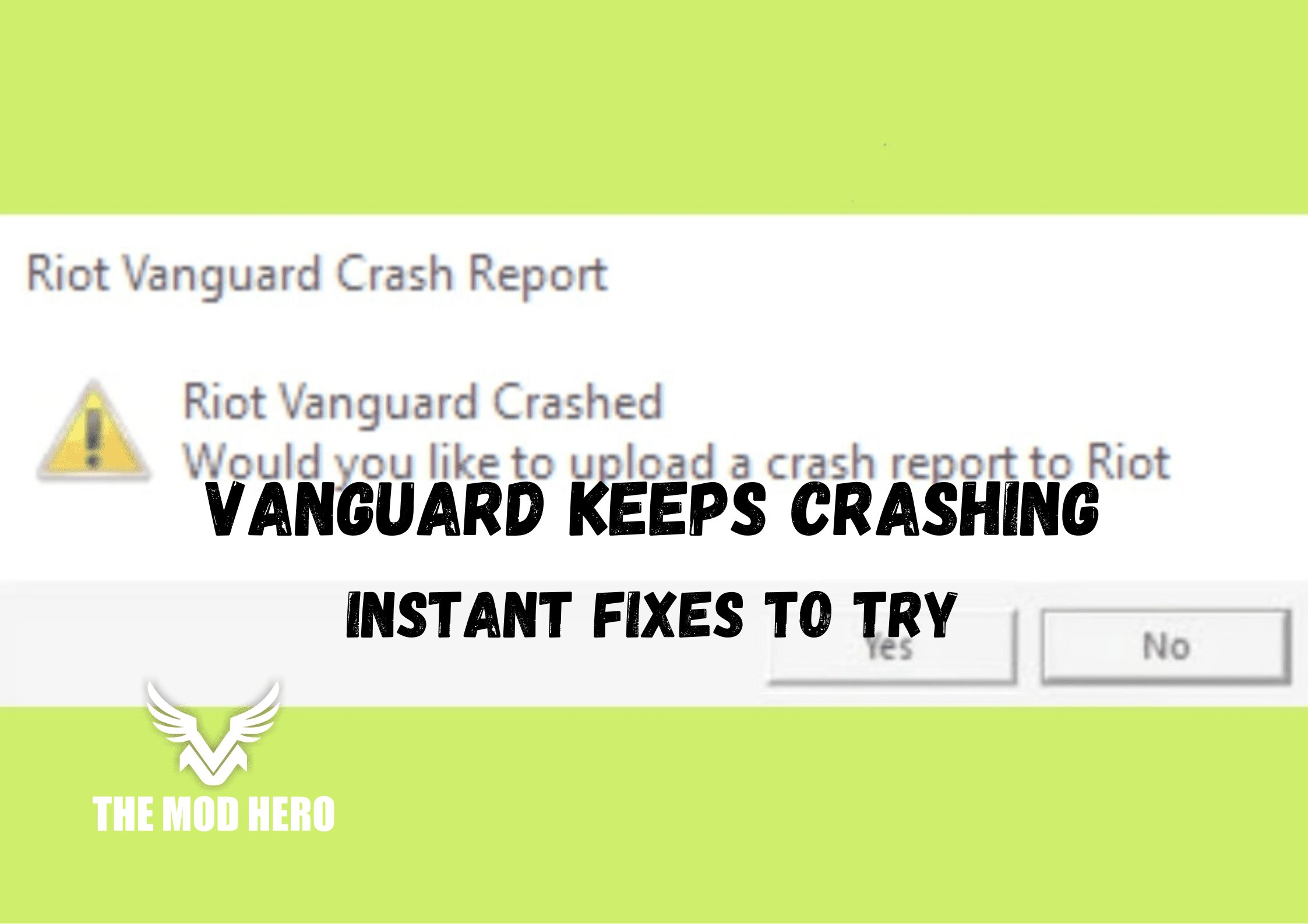 Vanguard keeps crashing